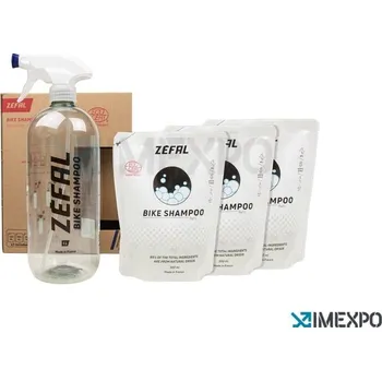 Motokosmetika Zefal Bike shampoo sada - postřikovač + 3 x 300ml. koncentrát