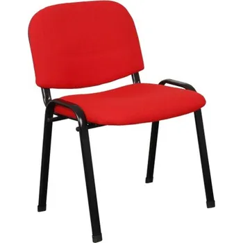Jednací židle Konferenční židle stohovatelná JEFF ZK17 červená