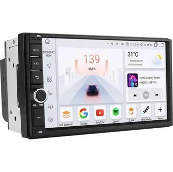 Autorádio Autorádio Hipzo 2 GB Univerzální 2din Autorádio s Android, GPS navigace, Handsfree - Bluetooth, WIFI, Kamera