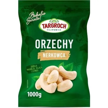 Kešu ořechy celé, přírodní 1 kg Targroch