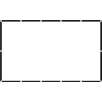 Projektor Přenosné skládací projekční plátno 381 cm 150" 16:9 Vysoká Hustota Bílá Soft Projekce Vnitřní Venovní Podpora Laserového Projektoru
