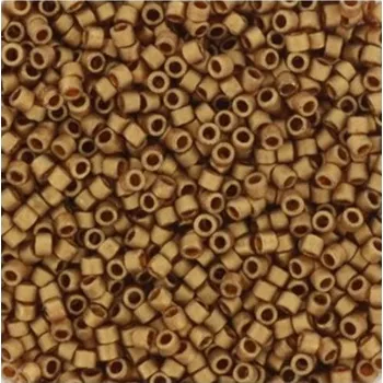 Korálek Miyuki Delica 11/0 metallic matte light bronze (DB-322L)