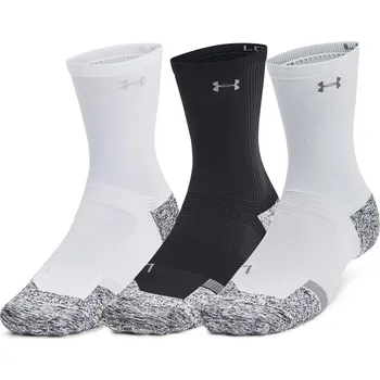 Dámské oblečení Ponožky Under Armour AD Pro 3pk Mid velikost S white / black / grey