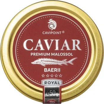 konzervovaná ryba CAVIPOINT BAERII - PREMIUM sturgeon caviar, 50g tin