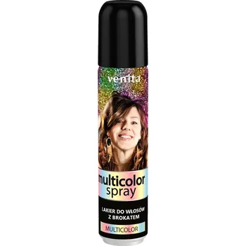 Stylingový přípravek Venita, Lak na vlasy s třpytkami Multicolor 75ml