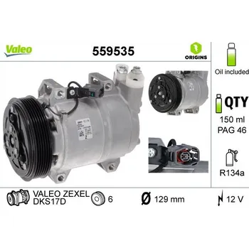 Kompresor klimatizace Kompresor, klimatizace VALEO 559535
