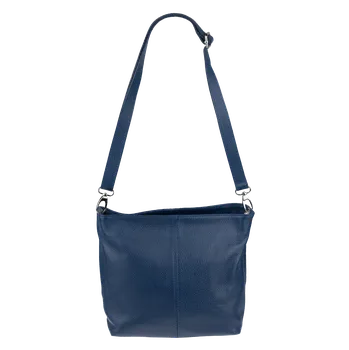 Kabelka NovaKabelka.cz Kožená italská crossbody kabelka Prisca Blu