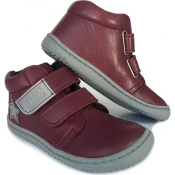 Dětská treková obuv Filii chameleon velcro nappa berry fleece Velikost: 30