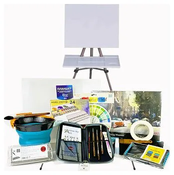 Výtvárné potřeby Exkluzivní set pro akvarel (Exkluzivní set pro akvarel)