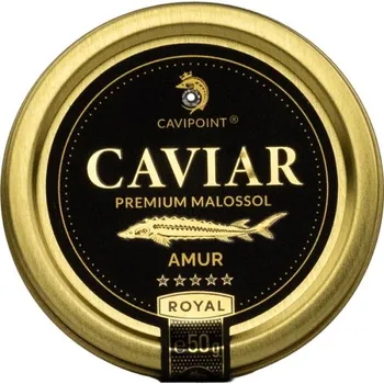 konzervovaná ryba CAVIPOINT AMUR ROYAL - PREMIUM sturgeon caviar, 30g tin