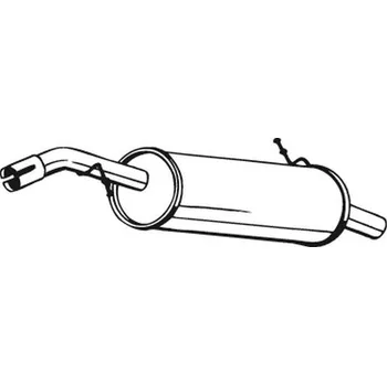 Výfukový systém Zadní tlumič výfuku BOSAL 135-715