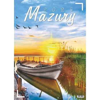 Kalendář Kalendarz 2025 wieloplanszowy Mazury
