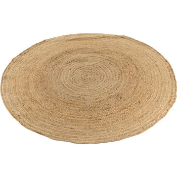 Koberec Chemex Kulatý jutový koberec - vzor 2 béžová 80x80 cm