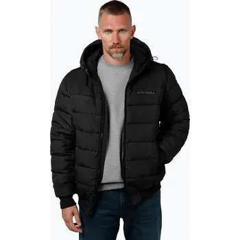 Pánská zimní bunda Pitbull Dillon Quilted Hooded black
