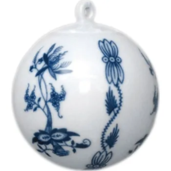 Vánoční ozdoba Cibulák Dubí Vánoční ozdoba - koule malá C66 - cibulový porcelán 10635