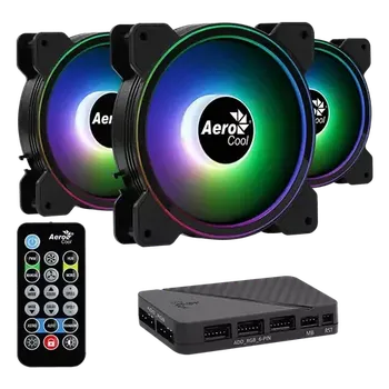 PC ventilátor AeroCool Saturn 12F ARGB Pro (AEROPGSSATURN12F-A-P)