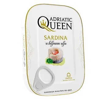 Adriatic Queen - Sardina d.o.o. Sardinky Adriatic Queen v rostlinném oleji 105 g