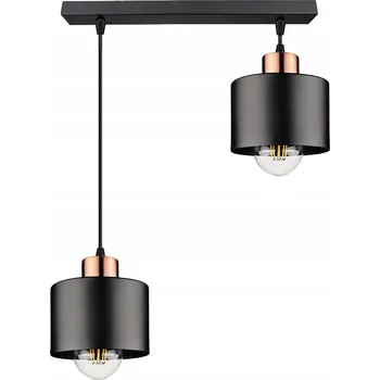 Závěsné stropní LED svítidlo Stropní Svítidlo Černá Měď Kov E27 Loft 60W