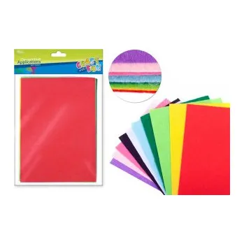 Vánoční dekorace Ozdoba dekoracyjna filc arkusz 10mix 200x300 (PL)