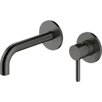 Vodovodní baterie Omnires Y podomítková umyvadlová baterie, nástěnný díl, kartáčovaný grafit Y1215HROGR