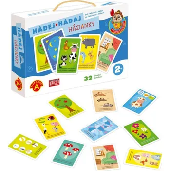 Desková hra Pexi Poznávání pro nejmenší - Hádej hádanky naučná hra v krabici 28x19x5cm