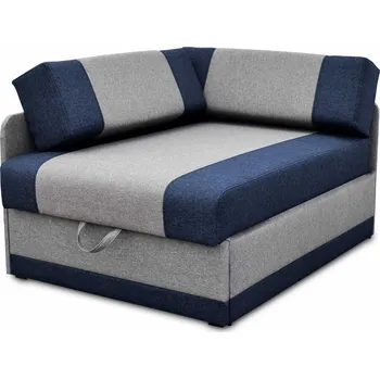 Pohovka Rohová pohovka Vaxer Tmavě modrá/Šedá