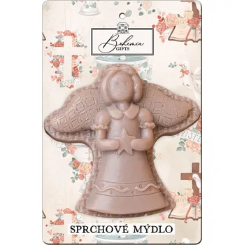 Mýdlo Ručně vyráběné tuhé mýdlo 60 g - anděl postava