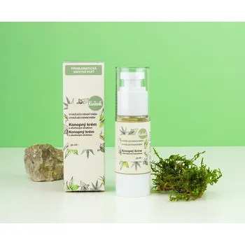 Pleťový krém VZOREK Konopný denní krém s okurkovým extraktem 2ml Kvitok