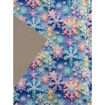 Softshell zimní - Barevné vločky