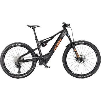Elektrokolo KTM Macina KAPOHO MASTER L DI2 - Mars Black Matt (Orange) velikost rámu L