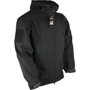 KOMBAT Bunda softshell TACTICAL PATRIOT ČERNÁ M ČERNÁ - BLACK