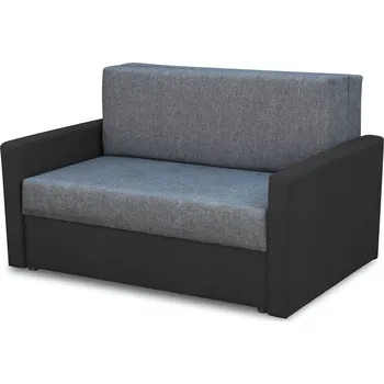 Pohovka Tedi 2 rozkládací pohovka Černá / Šedá