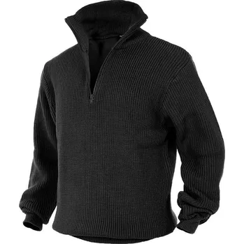 Pánský svetr Mil-Tec svetr Troyer černý rolák velikost 56