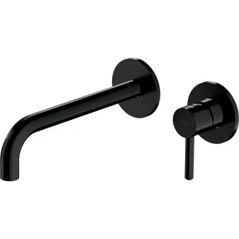 Vodovodní baterie Omnires Y podomítková umyvadlová baterie s hubicí, díl, černý polomat Y1215HLROBL