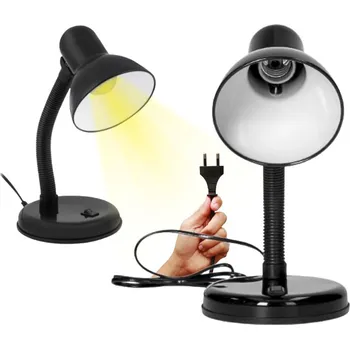Lampička STOJÍKOVÁ LAMPA E27 REGULOWANA KRESLÍŘSKÁ ŠKOLNÍ NA STŮL S ÚCHYTEM NOČNÍ