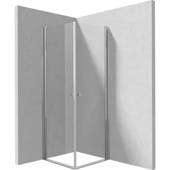 Deante KERRIA PLUS sprchová kabina 80x80 cm KTSW042P + KTSW042P, chrom KKN0W08W08