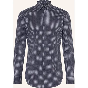 Pánská košile Boss Pánská Košile Hank Slim Fit, tmavě modrá / bílá / tmavě...