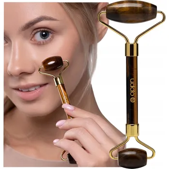 Masážní přístroj Masážní váleček na obličej Uddo z tygřího oka