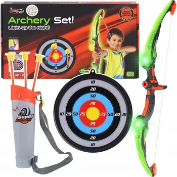 Obraz Luk pro děti Klasický Lukostřelecký set Střelecké šípy Kolčan Štít