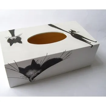 Krabice na papírové kapesníky - Kočičí