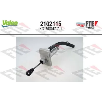 Spojkový válec Hlavní válec, spojka VALEO 2102115