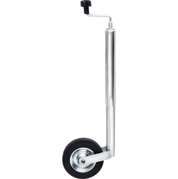 Přívěsný vozík pro psa zahrada-XL Opěrné kolo pro přívěs 48 mm pozinkovaná ocel 152236