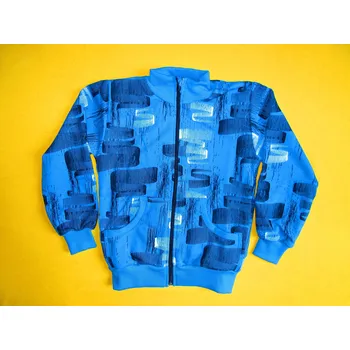 Chlapecká mikina Arex, ČR Chlapecká bavlněná mikina celopotisk 2 nová kolekce Barva: tyrkysově modrá, Velikost: 128