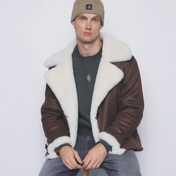 Reserved - Bunda s kožíškem - zlatavá hnědá - 747GC-82X - 747GC-82X-L