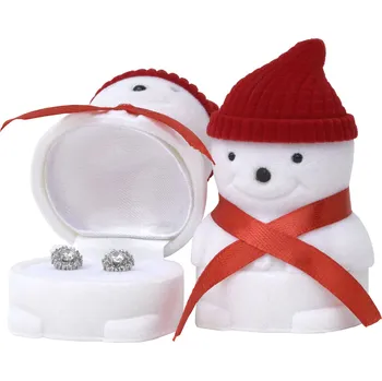 Dárková krabička Zlatnictví Helios Krabička na šperky sněhulák