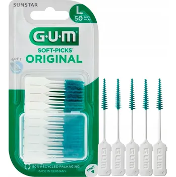 Zubní kartáček SUNSTAR GUM Soft-Picks Original L mezizubní Kartáček (50 kusů )