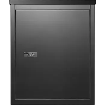 Poštovní schránka SucceBuy Poštovní schránka na balíky s číselným zámkem 39x27x52,2CM Černá