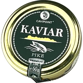 konzervovaná ryba CAVIPOINT PIKE KAVIAR - JIKRY ze ŠTIKY DIVOKÉ, 50g