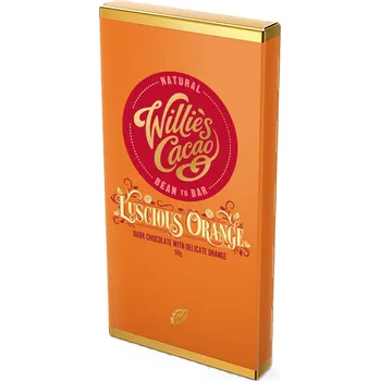 Čokoláda Willies Cacao Baby Willie's Cacao Luscious Orange hořká čokoláda s pomerančem 65%, 26g