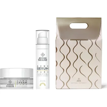 Kosmetická sada Alissa Beauté Dárkový set Pure Krém proti akné a sérum proti akné